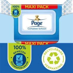 Page Vochtig Toiletpapier - 24 X 74 Stuks - Compleet Schoon Maxi Vochtig Wc Papier - Extra Voordeel 5 Page Vochtig Toiletpapier - 24 X 74 Stuks - Compleet Schoon Maxi Vochtig Wc Papier - Extra Voordeel -Huishoud Verkoop 1200x1200 1030