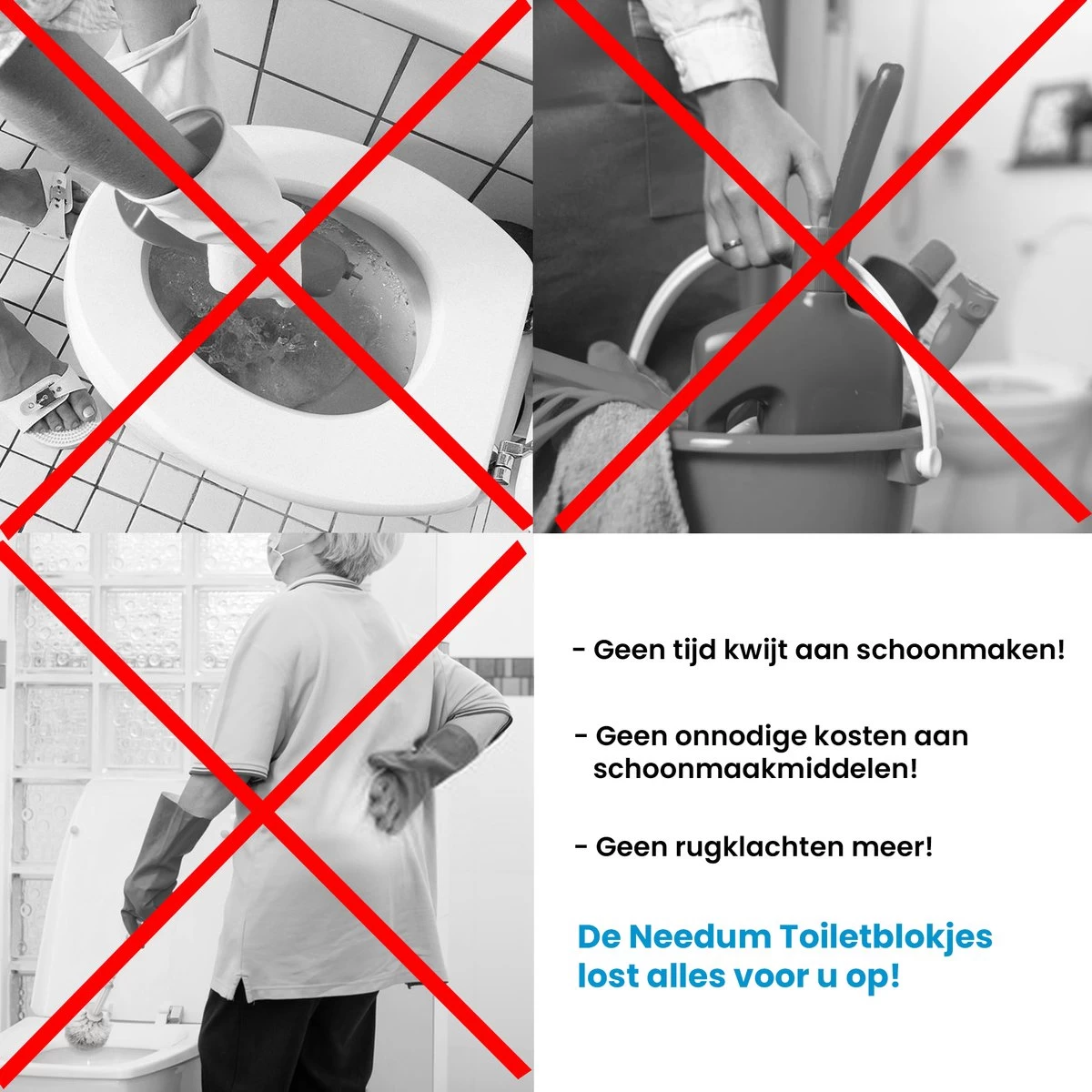 Needum Toiletblokjes Voor Inbouwreservoirs - WC Blokjes - Toiletblokken In Een Voordeelverpakking - 12 Stuks 3 Needum Toiletblokjes Voor Inbouwreservoirs - WC Blokjes - Toiletblokken In Een Voordeelverpakking - 12 Stuks - Afbeelding 3