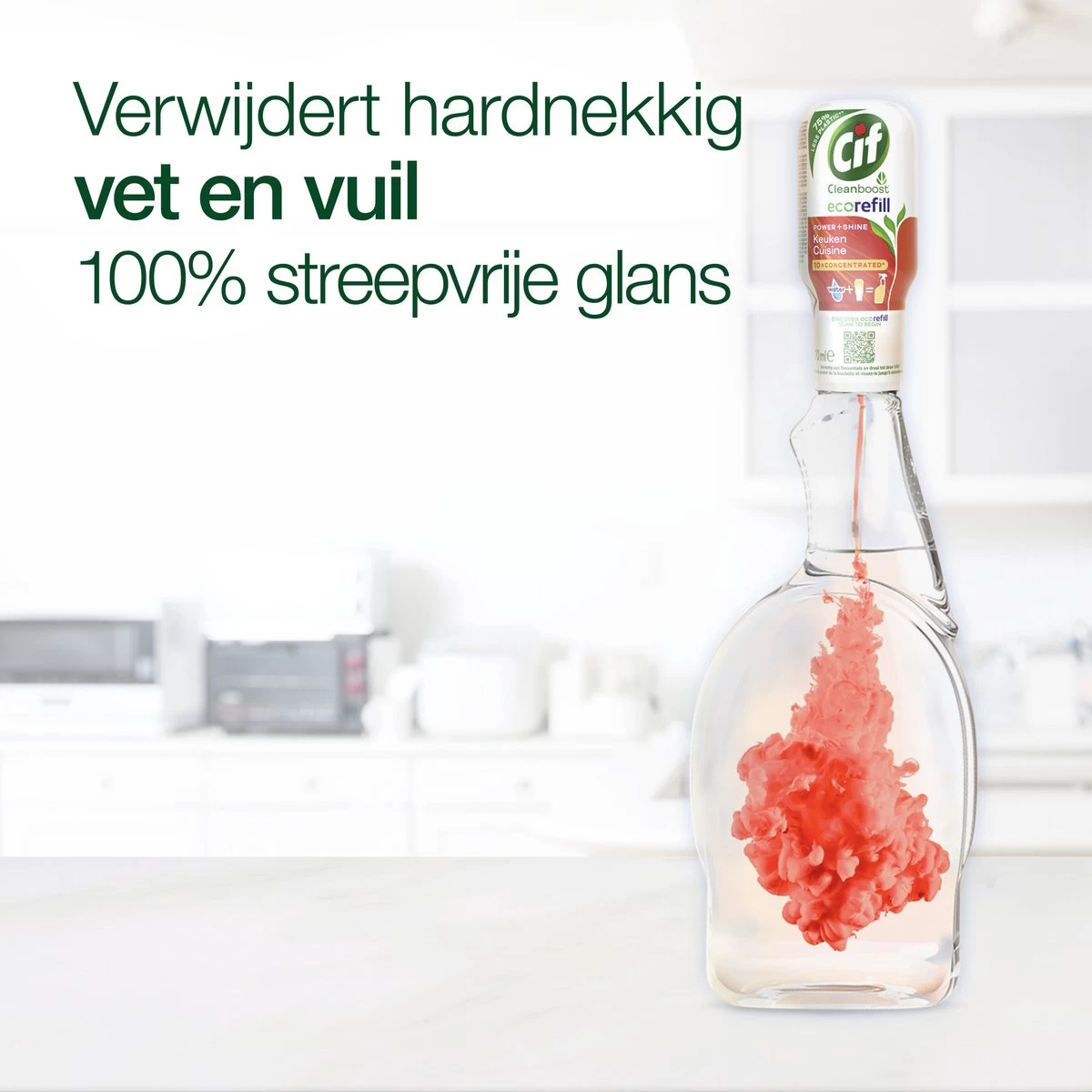 Cif CleanBoost Power & Shine Keuken Ecorefill Capsules - 10 X 70 Ml - Voordeelverpakking 5 Cif CleanBoost Power & Shine Keuken Ecorefill Capsules - 10 X 70 Ml - Voordeelverpakking - Afbeelding 5