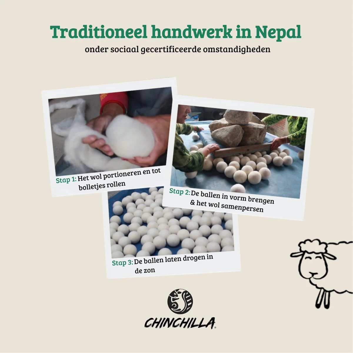 Merkloos Chinchilla® Drogerballen XXL - Set Van 6 Stuks - Herbruikbare Wasdrogerballen - Droogballen - Energiebesparing - Drogerballen Voor Wasdrogers - Wasbollen 5 Merkloos Chinchilla® Drogerballen XXL - Set Van 6 Stuks - Herbruikbare Wasdrogerballen - Droogballen - Energiebesparing - Drogerballen Voor Wasdrogers - Wasbollen - Afbeelding 5