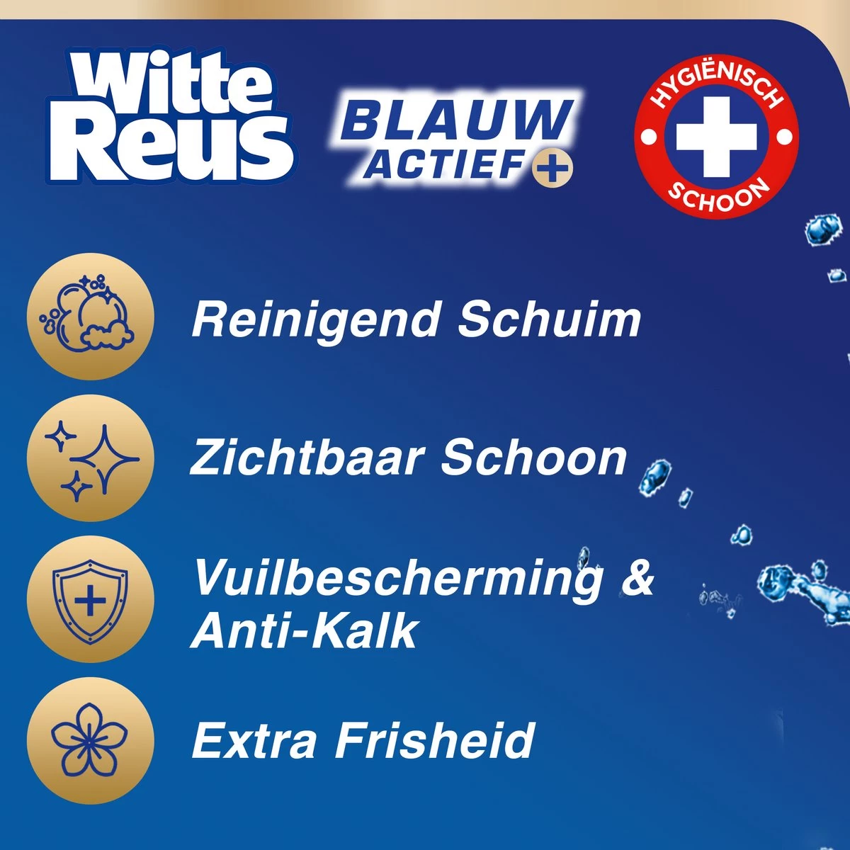 Witte Reus Blauw Actief Toiletblok - Hygiene - WC Blokjes Voordeelverpakking - 10 Stuks 3 Witte Reus Blauw Actief Toiletblok - Hygiene - WC Blokjes Voordeelverpakking - 10 Stuks - Afbeelding 3