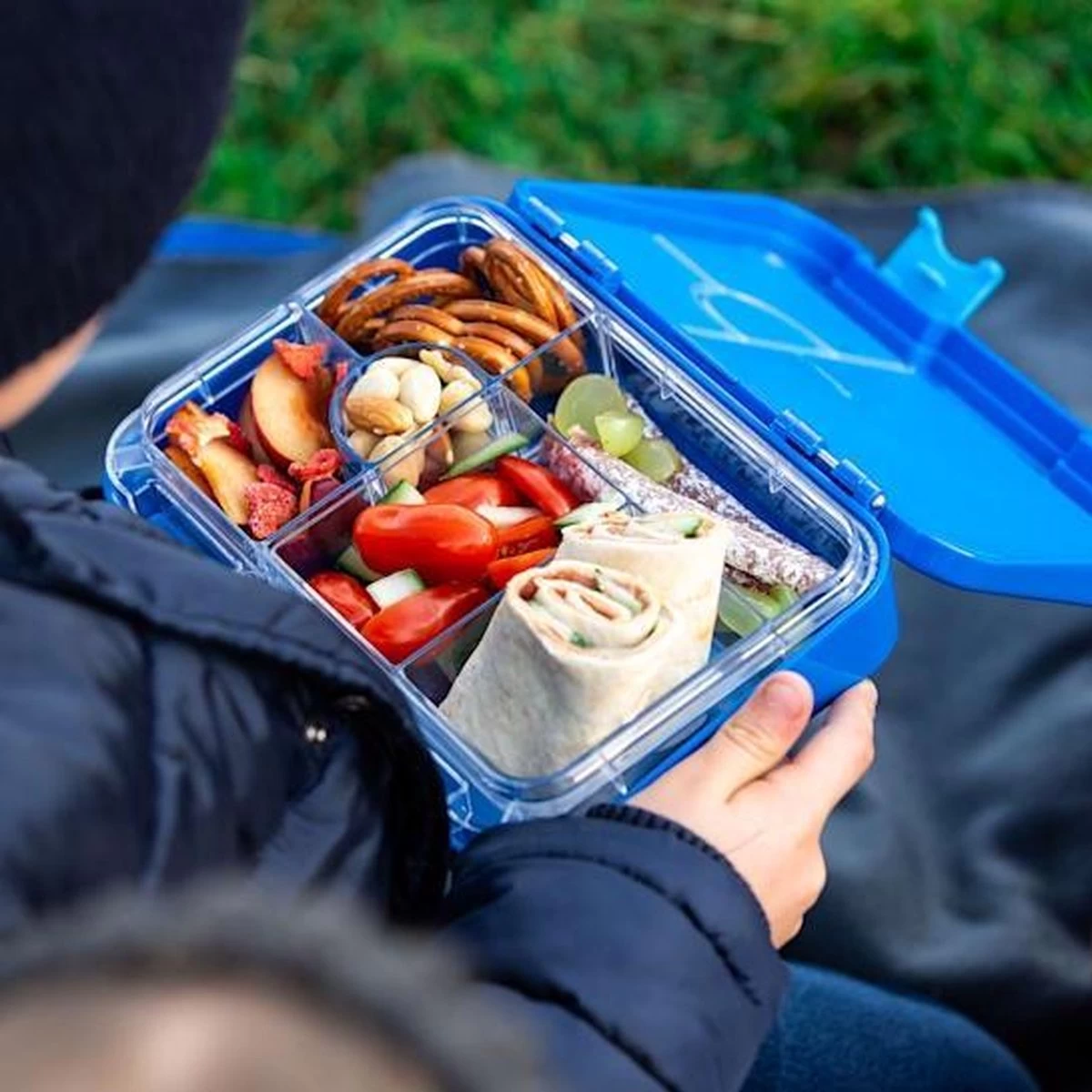 Klarstein Schmatzfatz Junior Lunchbox 6 Vakken - Bento - Vershouddoos 21,3 X 15 X 4,5 Cm (BxHxD) - BPA-vrij - Vaatwasserbestendig 3 Klarstein Schmatzfatz Junior Lunchbox 6 Vakken - Bento - Vershouddoos 21,3 X 15 X 4,5 Cm (BxHxD) - BPA-vrij - Vaatwasserbestendig - Afbeelding 3