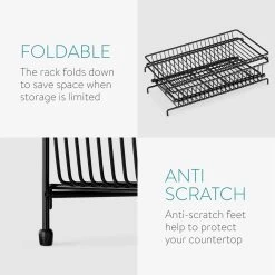 Navaris Stalen Kruidenrekje 2 Etages - Kruidenrek Staand - Rek Voor Kruidenpotjes En Glaasjes - Multifunctionele Organizer Voor Keuken En Badkamer -Huishoud Verkoop 1200x1200 1493