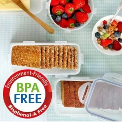 Lock&Lock Vershouddoos - Bewaardoos Met Deksel - Voor Ontbijtkoek Peperkoek En Cake - Cakedoos - 100% Luchtdicht - 2 Liter -Huishoud Verkoop 1200x1200 1499