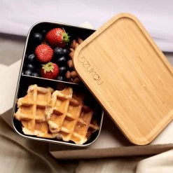 Dzukou Jim Corbett – RVS Lunchbox - Volwassenen - Met Vakjes - 1200 Ml -Huishoud Verkoop 1200x1200 1520