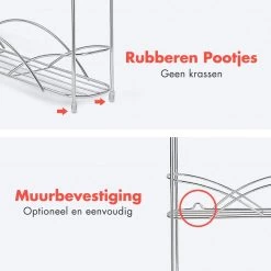 KitchenBrothers Kruidenrek - Staand - Voor 21 Potjes - 3 Laags - Chroom 8 KitchenBrothers Kruidenrek - Staand - Voor 21 Potjes - 3 Laags - Chroom -Huishoud Verkoop 1200x1200 1587