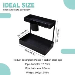 Kruidenrekken, Opslagrekken In De Keuken, 2 Lagen, Naaierrekken Op Het Aanrecht, Voor Organisatoren Van Kruidenrekken, Aardewerk/Opbergrekken Van De Keuken -Huishoud Verkoop 1200x1200 1598