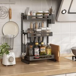 Chefs Cuisine Kruidenrek - Kruidenrek Staand - Keukenrek -aanrecht Organizer - Bureau Organizer - Keuken Organizers - Roestvrij Staal 11 Chefs Cuisine Kruidenrek - Kruidenrek Staand - Keukenrek -aanrecht Organizer - Bureau Organizer - Keuken Organizers - Roestvrij Staal -Huishoud Verkoop 1200x1200 1610