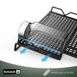 Schutzit - Kruidenrek Lade - Metaal - Zwart - 3 Lagen - Kruiden Organizer Liggend Ladeinzet 12 Schutzit - Kruidenrek Lade - Metaal - Zwart - 3 Lagen - Kruiden Organizer Liggend Ladeinzet -Huishoud Verkoop 1200x1200 1617