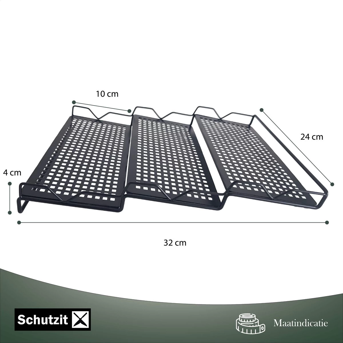 Schutzit - Kruidenrek Lade - Metaal - Zwart - 3 Lagen - Kruiden Organizer Liggend Ladeinzet 7 Schutzit - Kruidenrek Lade - Metaal - Zwart - 3 Lagen - Kruiden Organizer Liggend Ladeinzet - Afbeelding 7