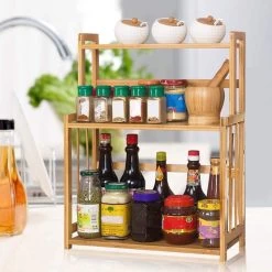 Cellavi Duurzaam Kruidenrek Staand Van Bamboe - Keukenrek Verstelbaar - Keuken Accessoires - Stevige Constructie - Multifunctioneel En Waterafstotend -Huishoud Verkoop 1200x1200 1624