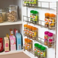 KitchenBrothers Ophangbaar Kruidenrek Voor 32 Kruidenpotjes - Spice Rack – Keuken Rek - Kruiden Organizer - Specerijen Opbergen - 4 Laags - 40 X 6.3 X 50 Cm - RVS 9 KitchenBrothers Ophangbaar Kruidenrek Voor 32 Kruidenpotjes - Spice Rack – Keuken Rek - Kruiden Organizer - Specerijen Opbergen - 4 Laags - 40 X 6.3 X 50 Cm - RVS -Huishoud Verkoop 1200x1200 1638