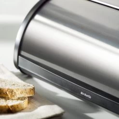 Brabantia Broodtrommel - Met Schuifdeksel - Matt Steel Fingerprint Proof -Huishoud Verkoop 1200x1200 1669