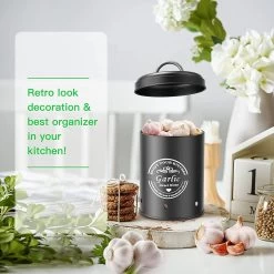 Professionele Bewaardozen - Set Van 3 - Voor Aardappels, Uien En Knoflook - Retro Design - Voorraadcontainer Van Metaal - Keukenopslag - Groentes Bewaren Voor Lange Tijd - Perfect Cadeau Voor In De Keuken -Huishoud Verkoop 1200x1200 1700