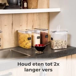Stosh Voorraadpotten - Voorraadbussen - Vershouddoos - 4 Stuks - 4.0L - BPA Vrij - Kunststof -Huishoud Verkoop 1200x1200 1738