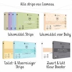 Cosmeau Wasmiddel Wasstrips 60 Wasbeurten Geurvrij Geurloos Wasvellen Wasdoekjes Detergent Sheets - Plasticvrij Biologisch Cosmo Cosmea Kosmo -Huishoud Verkoop 1200x1200 182