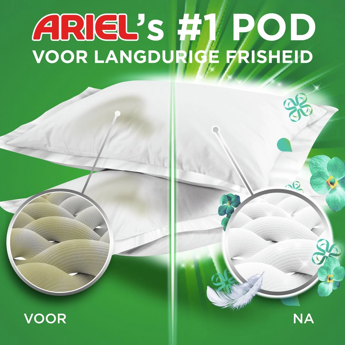Ariel All In 1 Wasmiddel Pods + Touch Of Lenor Unstoppables - 2x50 Wasbeurten - Voordeelverpakking 13 Ariel All In 1 Wasmiddel Pods + Touch Of Lenor Unstoppables - 2x50 Wasbeurten - Voordeelverpakking - Afbeelding 13
