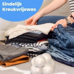 DRYQUICK Drogerballen- Wasbollen- Duurzaam Schapenwol - Herbruikbaar- 6 XL Wasballen Wit -Huishoud Verkoop 1200x1200 20