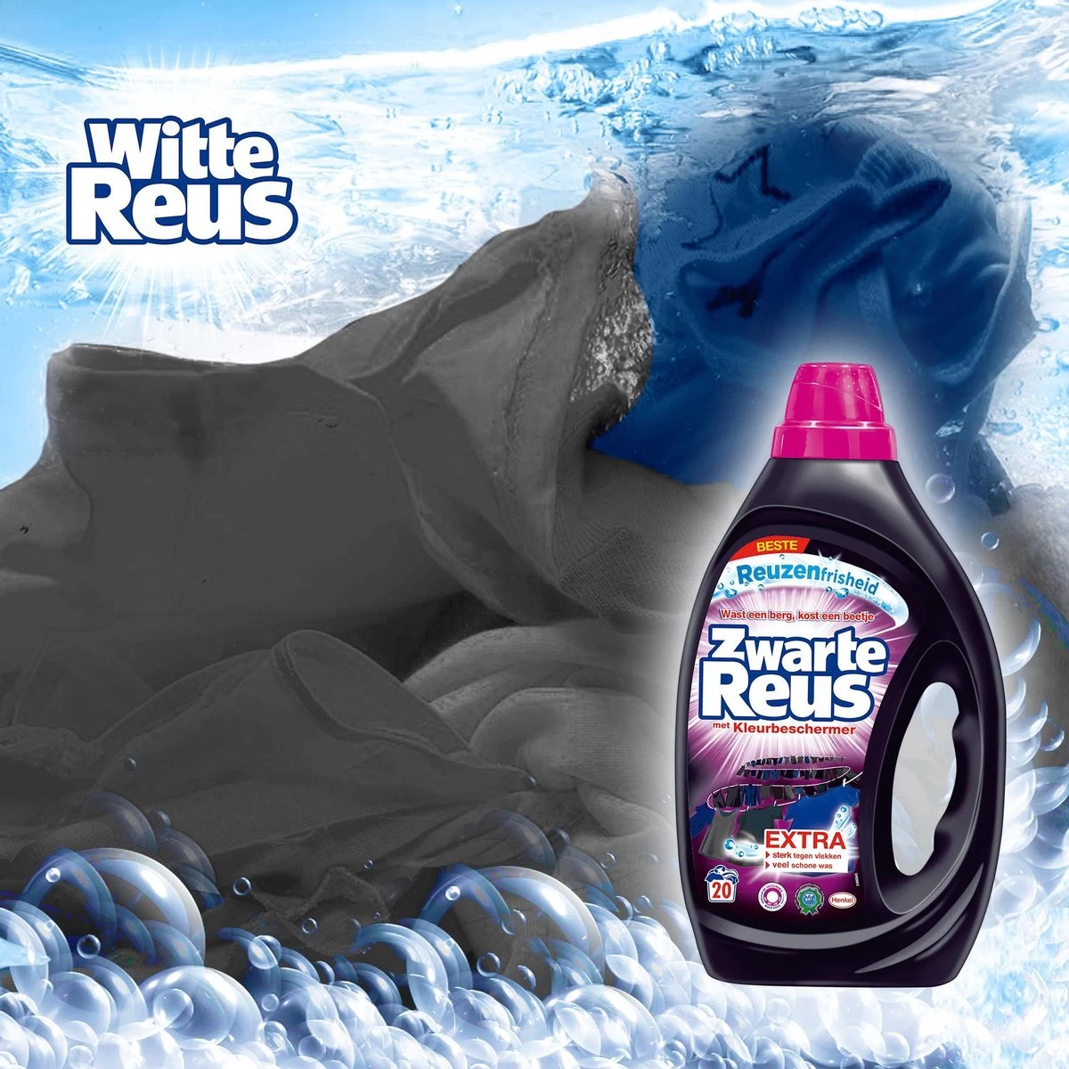 Zwarte Reus Gel Vloeibaar Wasmiddel - Zwarte Was - Voordeelverpakking - 120 Wasbeurten 5 Zwarte Reus Gel Vloeibaar Wasmiddel - Zwarte Was - Voordeelverpakking - 120 Wasbeurten - Afbeelding 5