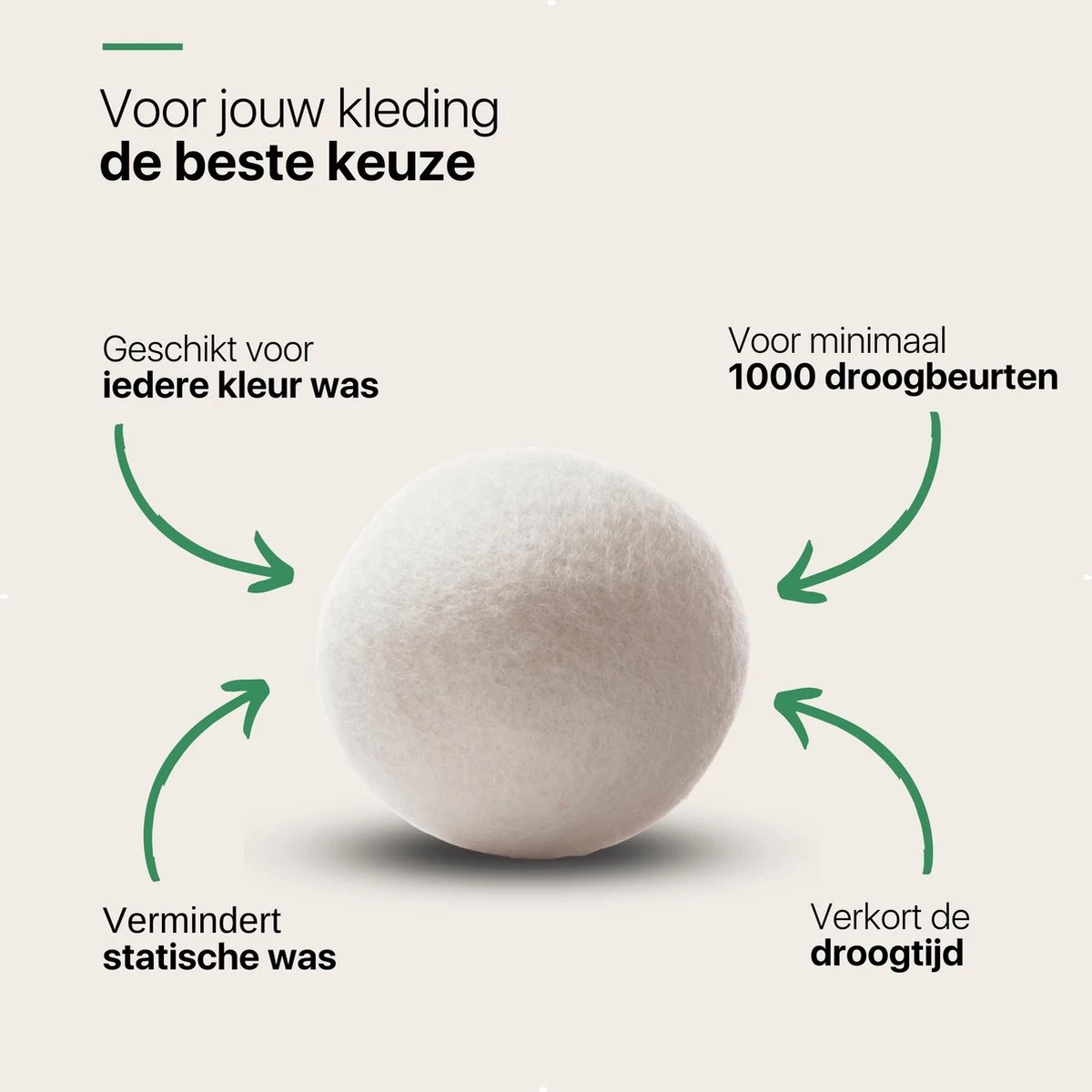 Tenify 6 XL Drogerballen + Extra Lavendel Olie - Wasbollen - Duurzaam - Schaapswol - Wasverzachter - Wasdrogerballen - Herbruikbare Droogballen - Energie Besparen 9 Tenify 6 XL Drogerballen + Extra Lavendel Olie - Wasbollen - Duurzaam - Schaapswol - Wasverzachter - Wasdrogerballen - Herbruikbare Droogballen - Energie Besparen - Afbeelding 9