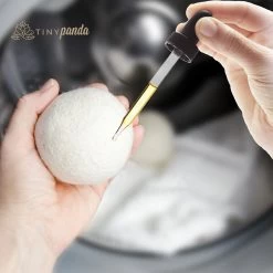 Merkloos Droger Ballen XL 8 Stuks – Zero Waste Dryer Balls - Duurzaam – Wasverzachter – Herbruikbare Drogerballen – Droogt De Was Sneller – Tiny Panda -Huishoud Verkoop 1200x1200 440