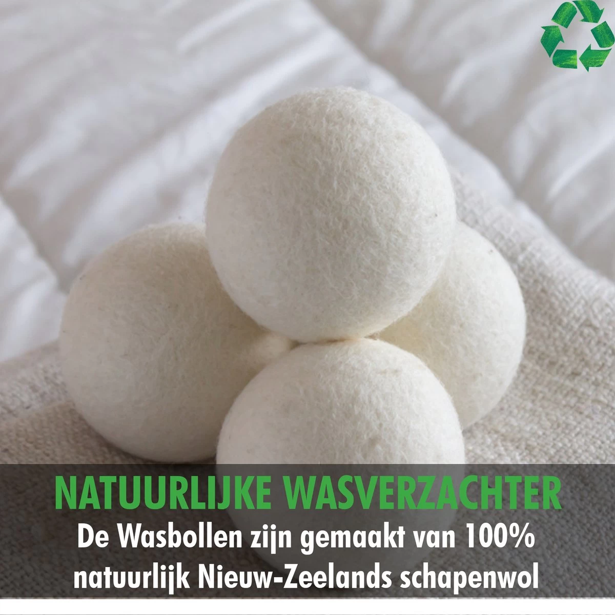 Merkloos Drogerballen Wol XL 6 Stuks - Duurzaam - Wasverzachter - Drogerbollen - Wasdrogerballen - Wasbollen 2 Merkloos Drogerballen Wol XL 6 Stuks - Duurzaam - Wasverzachter - Drogerbollen - Wasdrogerballen - Wasbollen - Afbeelding 2