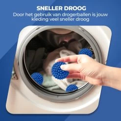 Roegaarden Drogerballen - Wasbollen - 6 Stuks - Siliconen - Sneller Droog - Anti-kreuk -Huishoud Verkoop 1200x1200 453