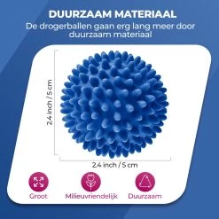 Roegaarden Drogerballen - Wasbollen - 6 Stuks - Siliconen - Sneller Droog - Anti-kreuk -Huishoud Verkoop 1200x1200 454