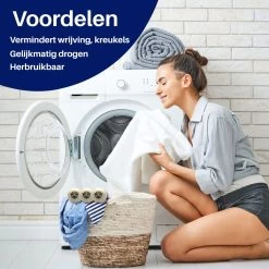 Drogerballen 6 Stuks - Wasbol - Droogballen - Herbruikbare Wasbollen - Wasverzachter - Wasdrogerballen - Doseerbol -Huishoud Verkoop 1200x1200 487