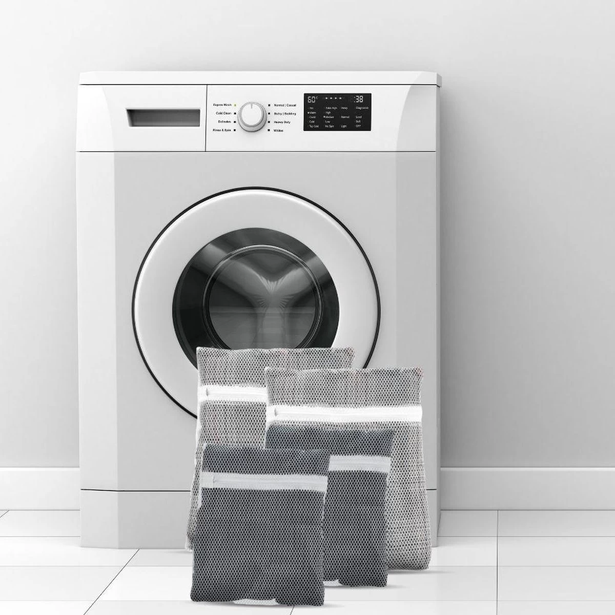 Orange85 Waszak - 4-Delige Set - Lingerie - Bh - Kleding - Met Ritssluiting - Waszakje - Groot - Klein - Wasgoed - Wasmachine - Wasnet - Polyester - Laundry Bag 3 Orange85 Waszak - 4-Delige Set - Lingerie - Bh - Kleding - Met Ritssluiting - Waszakje - Groot - Klein - Wasgoed - Wasmachine - Wasnet - Polyester - Laundry Bag - Afbeelding 3