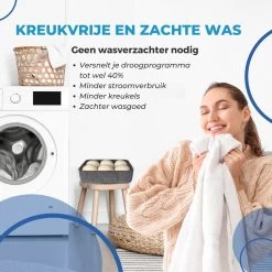 ANATURES Wollen XL Drogerballen 6 Stuks In Opbergmand – Herbruikbare Droogballen Wasdroger – Nieuw Zeelands RWS Schaapswol - Wasdrogerballen Duurzaam – Natuurlijke Wasverzachter -Huishoud Verkoop 1200x1200 504