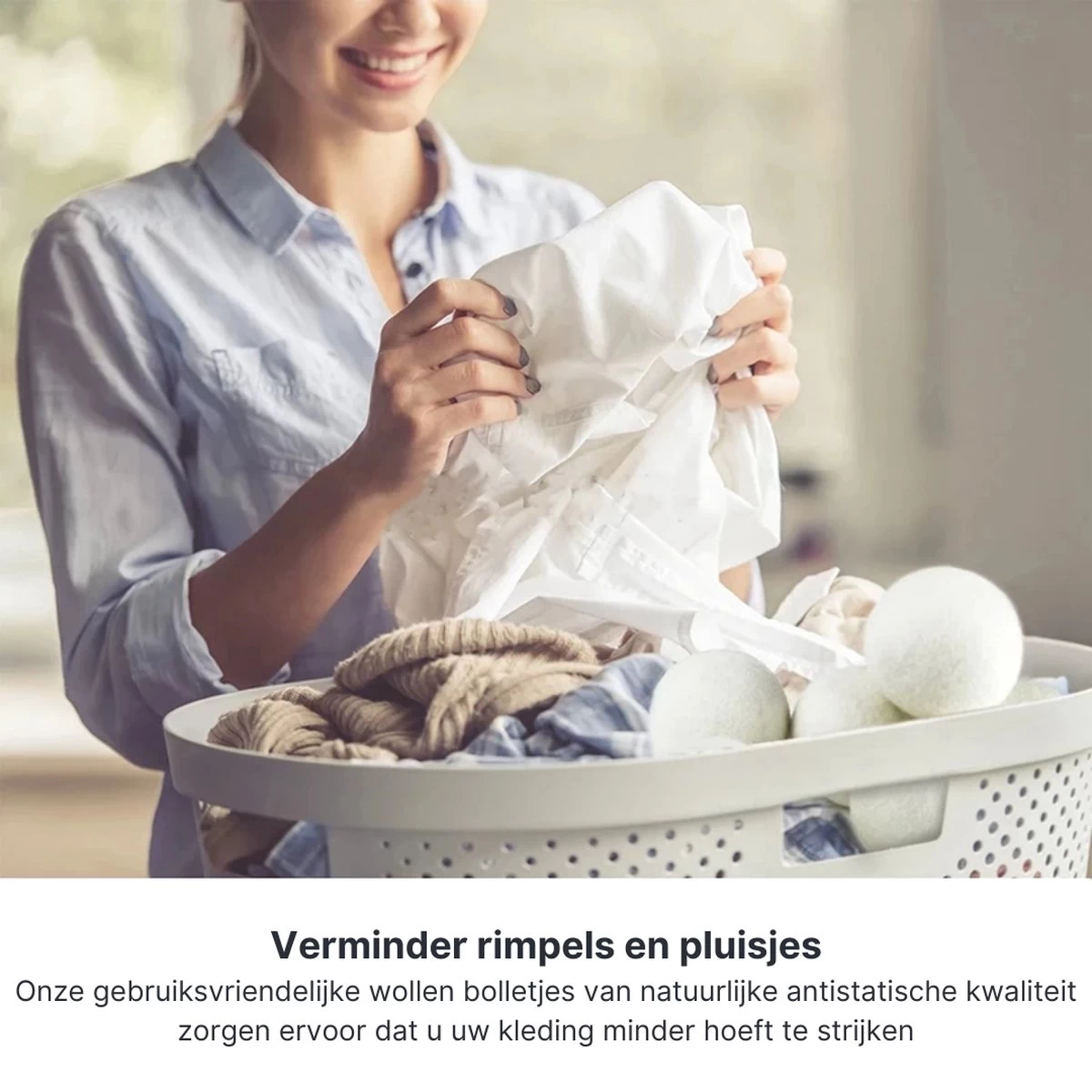 Wollen Drogerballen - Duurzaam & Milieuvriendelijk - Wasbol - Verkort Droogtijd - Droogballen - Hypoallergeen En Chemicaliënvrij - Bespaar Op Energierekening - Wasdroger Ballen - Wasbollen 5 Wollen Drogerballen - Duurzaam & Milieuvriendelijk - Wasbol - Verkort Droogtijd - Droogballen - Hypoallergeen En Chemicaliënvrij - Bespaar Op Energierekening - Wasdroger Ballen - Wasbollen - Afbeelding 5