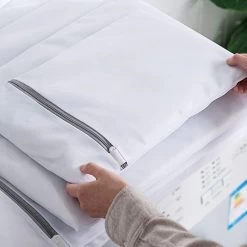 ForDig Wasnet Waszakjes (5 Stuks) Voor Lingerie En Fijne Was - Geschikt Voor Wasmachine - Met Rits - Wit -Huishoud Verkoop 1200x1200 594