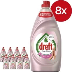 Dreft Clean & Care Rose & Satin Afwasmiddel - 8x780ml - Voordeelverpakking 14 Dreft Clean & Care Rose & Satin Afwasmiddel - 8x780ml - Voordeelverpakking -Huishoud Verkoop 1200x1200 613