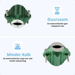 Magnetische Waterontharder - Antikalk - Waterontkalker - Waterverzachter - Douchefilter - Waterontharder Magneet - Groen 5 Magnetische Waterontharder - Antikalk - Waterontkalker - Waterverzachter - Douchefilter - Waterontharder Magneet - Groen -Huishoud Verkoop 1200x1200 691