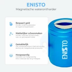 ENISTO® Magnetische Waterontharder Small – Waterontharder Magneet – Douchefilter – Waterontkalker – Waterverzachter – Antikalk – Blauw – RVS -Huishoud Verkoop 1200x1200 698