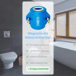 ENISTO® Magnetische Waterontharder Small – Waterontharder Magneet – Douchefilter – Waterontkalker – Waterverzachter – Antikalk – Blauw – RVS -Huishoud Verkoop 1200x1200 699
