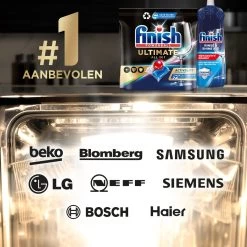 Finish Ultimate All In One Regular Vaatwastabletten - 80 Capsules 14 Finish Ultimate All In One Regular Vaatwastabletten - 80 Capsules -Huishoud Verkoop 1200x1200 734