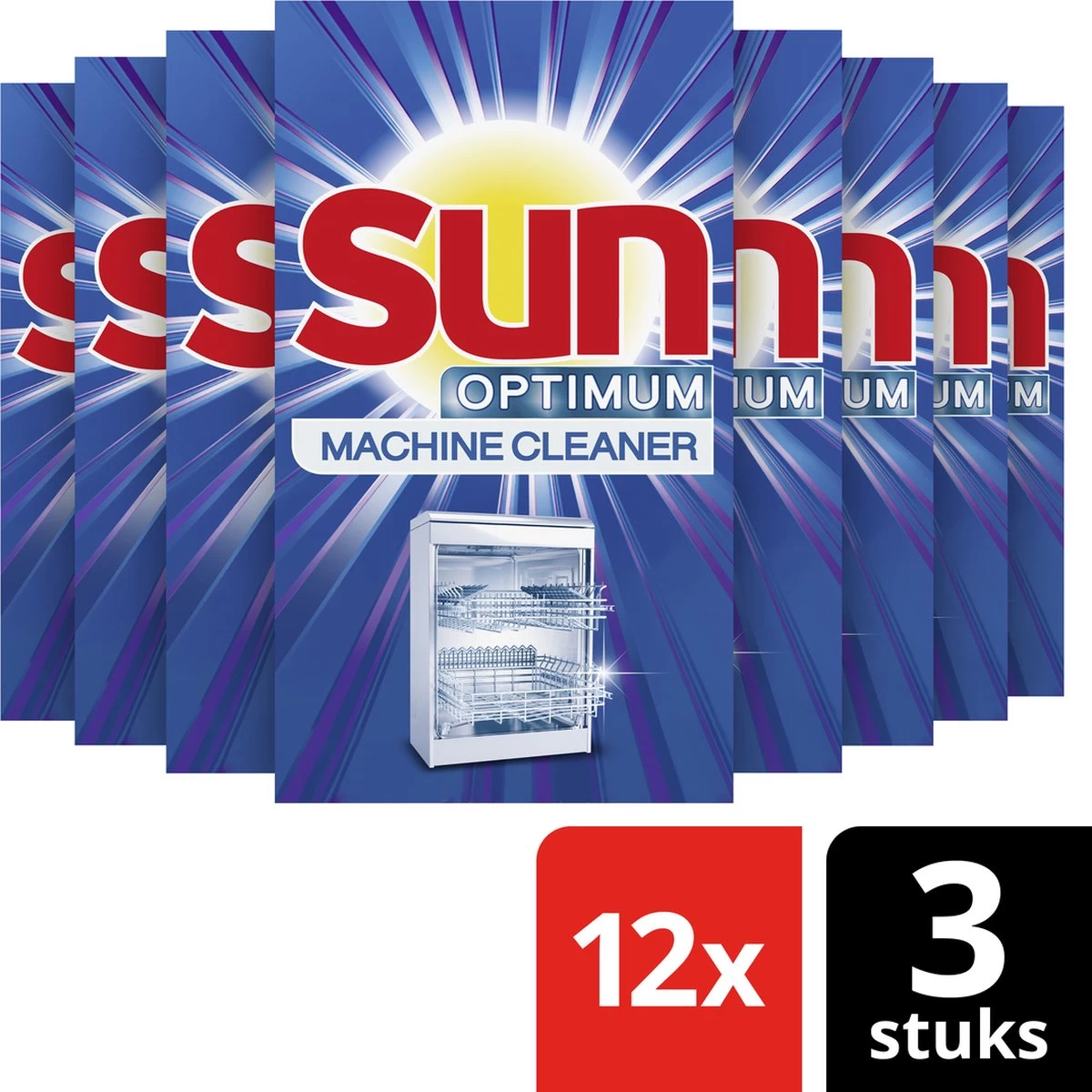 SUN® 12x Sun Machinereiniger 3 Stuks 1 SUN® 12x Sun Machinereiniger 3 Stuks