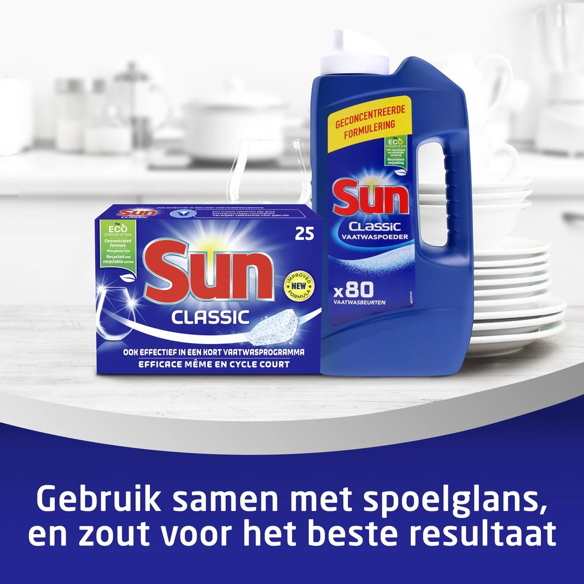SUN® Sun Vaatwaspoeder 1,36KG - 80 Wasbeurten 5 SUN® Sun Vaatwaspoeder 1,36KG - 80 Wasbeurten - Afbeelding 5