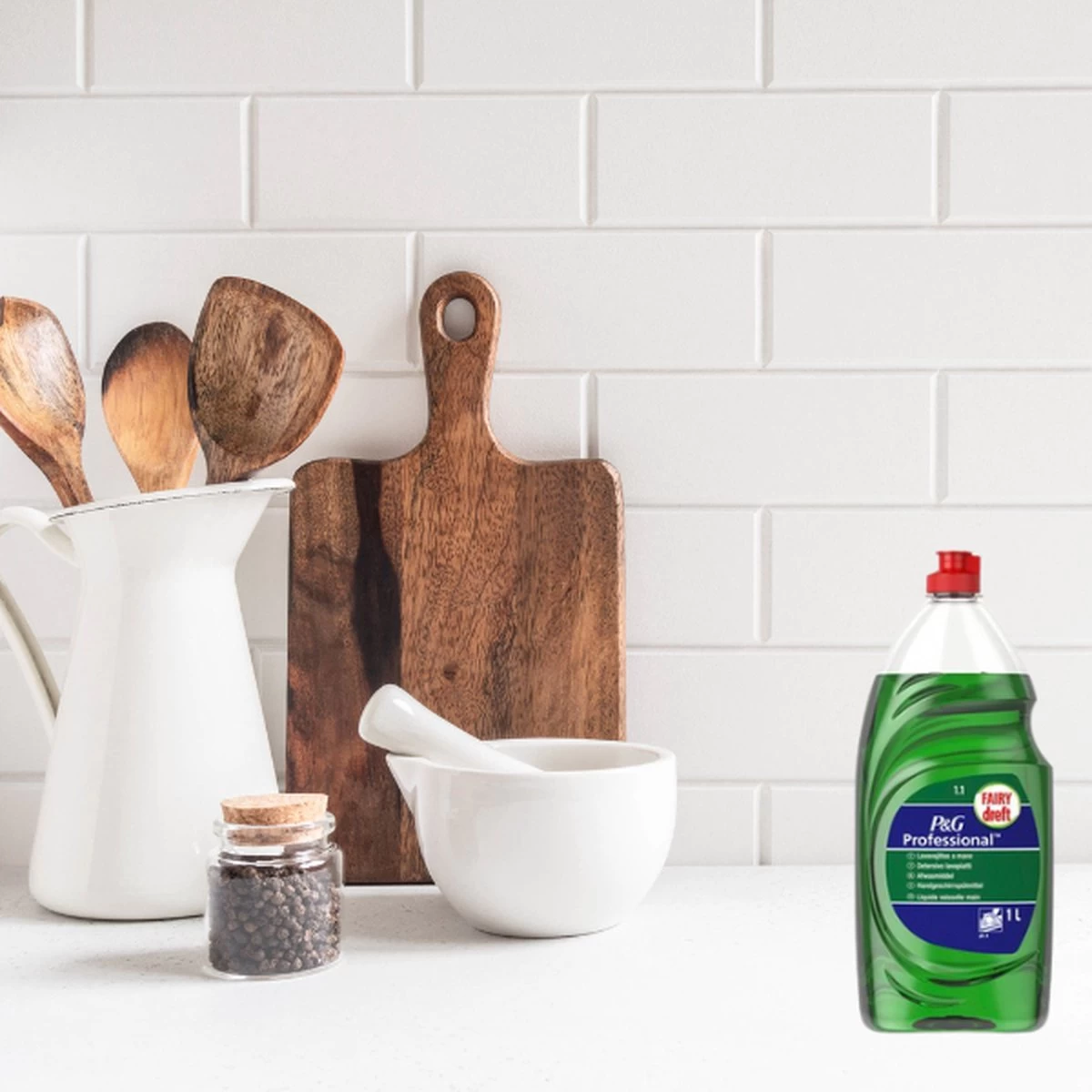 Dreft Original Professional Afwasmiddel (Voordeelverpakking) - 8 X 1 L 2 Dreft Original Professional Afwasmiddel (Voordeelverpakking) - 8 X 1 L - Afbeelding 2