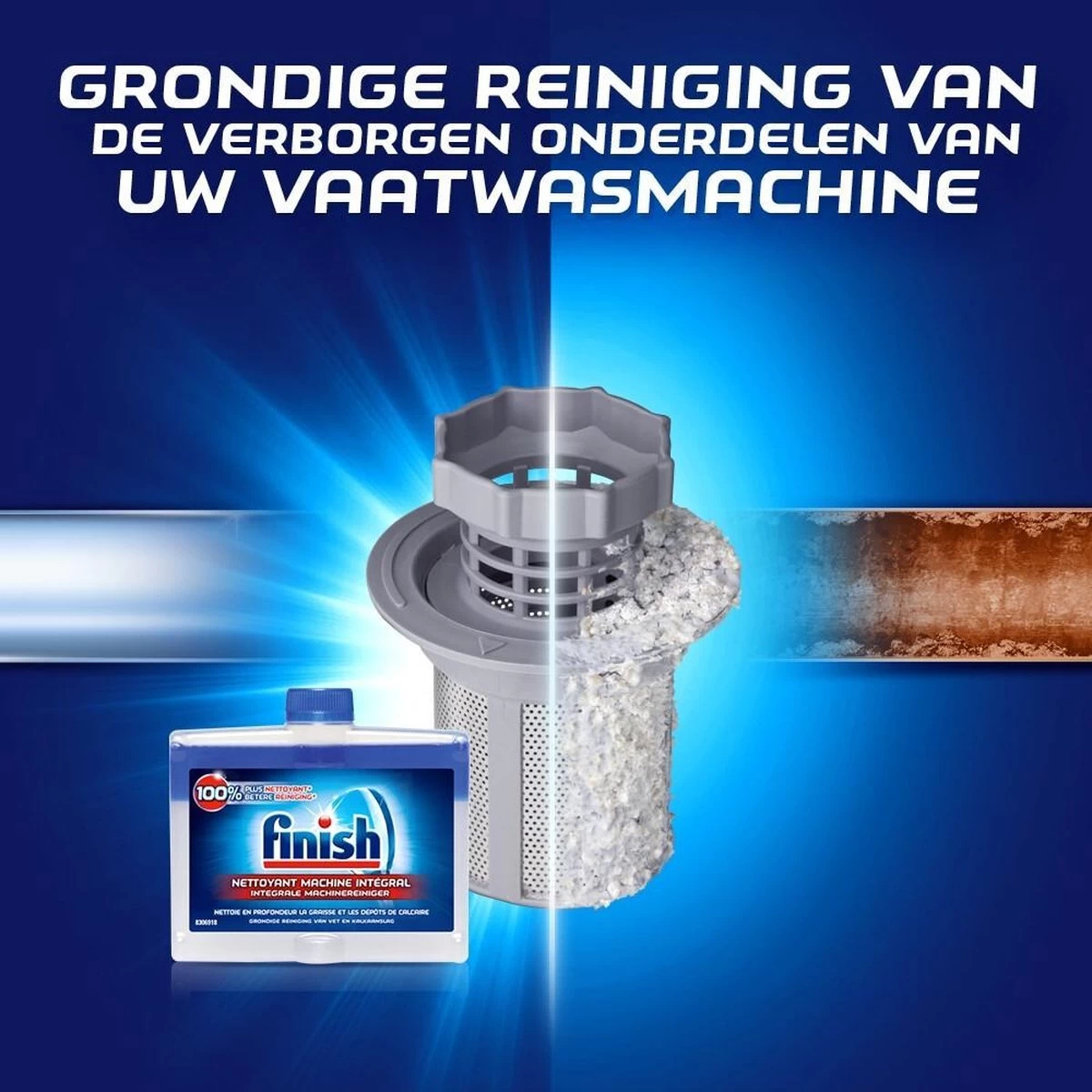 Finish Integrale Machinereiniger Regular Vaatwasser - 4x 250 ML - Voordeelverpakking 5 Finish Integrale Machinereiniger Regular Vaatwasser - 4x 250 ML - Voordeelverpakking - Afbeelding 5