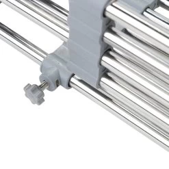 IBright Verstelbare Keukenrek - Gootsteen Mand - Afdruiprek – Vergiet – Verstelbaar In Lengte - Uitschuifbaar - RVS Grijs 23 IBright Verstelbare Keukenrek - Gootsteen Mand - Afdruiprek – Vergiet – Verstelbaar In Lengte - Uitschuifbaar - RVS Grijs -Huishoud Verkoop 1200x1200 879