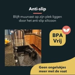 HYP. Afdruiprek Voor Afwas RVS - Pannen Rooster Hittebestendig - Afdruiprooster - Pannenonderzetter - Afkoelrooster - Camping - Rolmat -Huishoud Verkoop 1200x1200 892