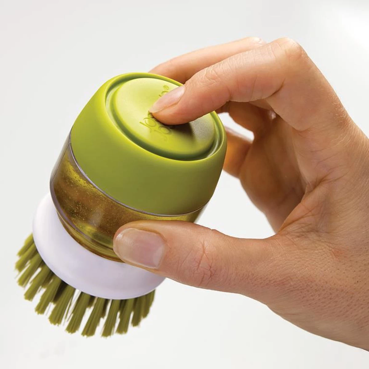 Joseph Joseph Afwasborstel Palm Scrub - Incl Houder - Grijs 11 Joseph Joseph Afwasborstel Palm Scrub - Incl Houder - Grijs - Afbeelding 11