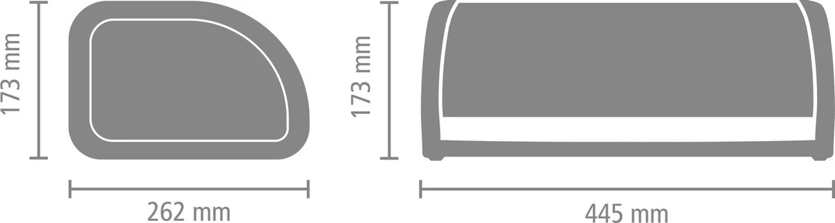 Brabantia Broodtrommel - Met Schuifdeksel - Matt Black 5 Brabantia Broodtrommel - Met Schuifdeksel - Matt Black - Afbeelding 5