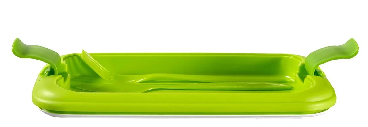 Curver Lunch&Go - Vershouddoos - Lunchbox - Inclusief Bestek - 2/3 Compartimenten - Groen 4 Curver Lunch&Go - Vershouddoos - Lunchbox - Inclusief Bestek - 2/3 Compartimenten - Groen - Afbeelding 4