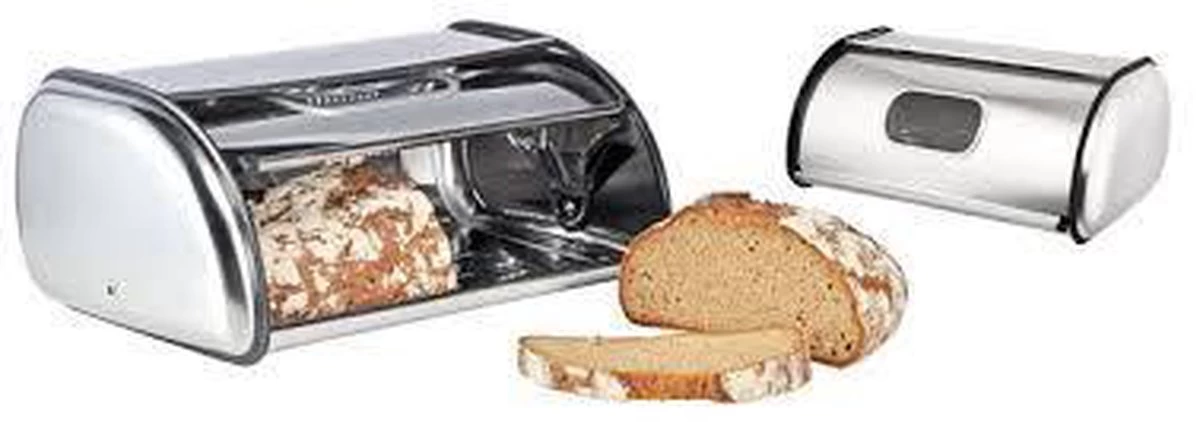 Haushalt Broodtrommel - Schuifdeksel - RVS 5 Haushalt Broodtrommel - Schuifdeksel - RVS - Afbeelding 5