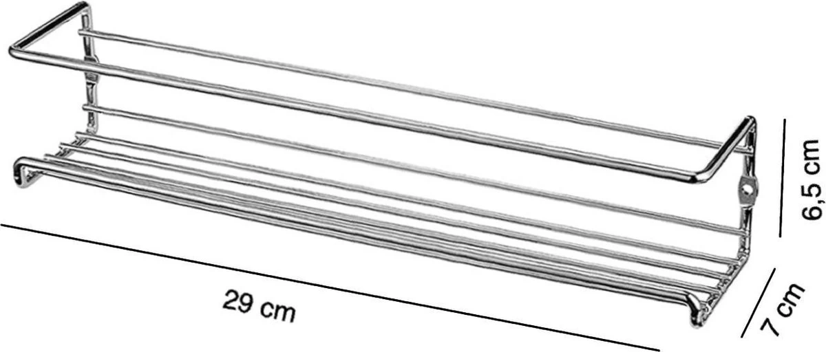 Kruidenrek Ophangbaar Kruidenpotjes Wandrek Organizer Keuken Accessoires - Geschikt Voor Bijna Alle Kruidenpotjes 7 Kruidenrek Ophangbaar Kruidenpotjes Wandrek Organizer Keuken Accessoires - Geschikt Voor Bijna Alle Kruidenpotjes - Afbeelding 7