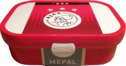 AJAX Broodtrommel / Lunchbox Wit Rood Wit